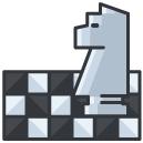 Chess Filled Outline Icon