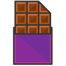 Chocolate filled outline Icon