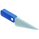 Chopping Knife Isometric Icon