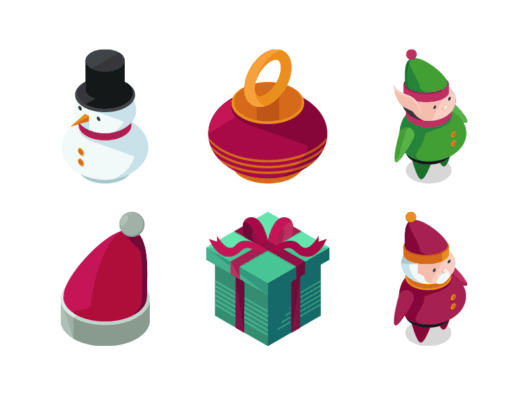 Christmas Isometric Icons