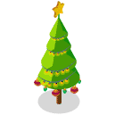 Christmas Tree Isometric Icon
