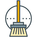Cleaner filled outline Icon