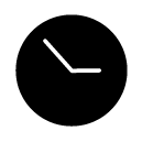 Clock glyph Icon