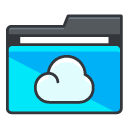 Cloud Filled Outline Icon