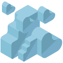 Clouds Isometric Icon