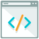 Code Webpage Flat Icon