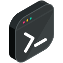 Coding Isometric Icon