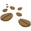 Coffee Beans Isometric Icon