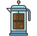 Coffee Maker Filled Outline Icon