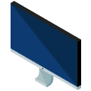 Computer Monitor One Isometric Icon