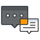 Consulting Filled Outline Icon