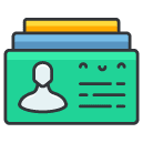 Contacts Affiliates Filled Outline Icon
