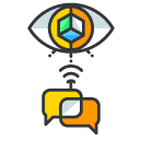 Conversation Filled Outline Icon