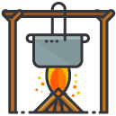 Cooking Filled Outline Icon