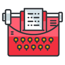 Copywriting Filled Outline Icon