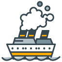 Cruise filled outline Icon