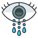 Crying filled outline Icon