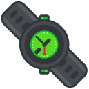 Dark Watch Filled Outline Icon