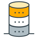 Database filled outline Icon