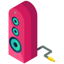 Decor Speaker Isometric Icon