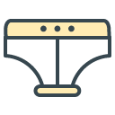 Diaper filled outline Icon