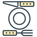 Dining filled outline Icon