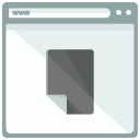 Document Webpage Flat Icon