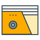 Documents filled outline Icon
