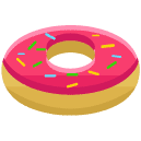 Doughnut Isometric Icon