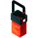 Dry Bag Isometric Icon