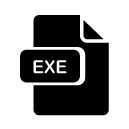 EXE glyph Icon