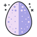 Egg Filled Outline Icon