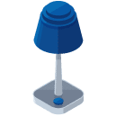 Endtable Lamp Isometric Icon