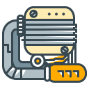 Engine filled outline Icon
