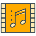 Entertainment filled outline Icon
