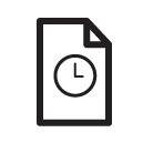 Files time line Icon