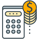 Financing filled outline Icon