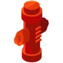 Fire Hydrant Isometric Icon