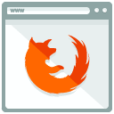 Firefox Webpage Flat Icon