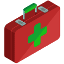 First Aid Box Isometric Icon