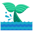 Fish Tail Flat Icon