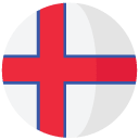 country flag flat round icon