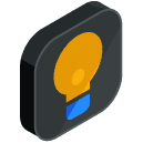 Flashlight Isometric Icon