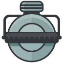 Flask Filled Outline Icon