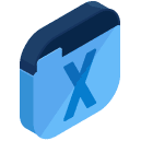 Folder Cancel Isometric Icon