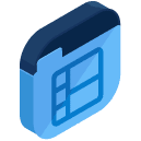 Folder Shapes Isometric Icon