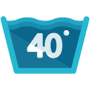 Forty Degrees Flat Icon
