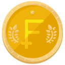 Franc Flat Icon