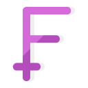 Franc Flat Icon