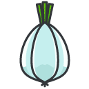 Garlic Filled Outline Icon